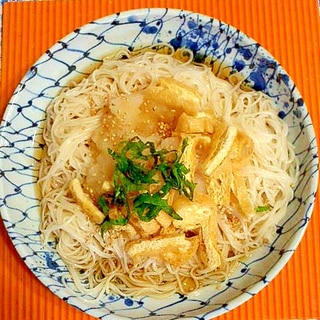 油揚げと大根おろしの素麺♪